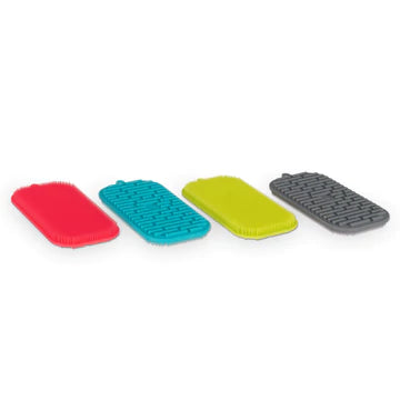 Messy Mutts Dual Sided Bowl Scrubber Blue - Paw Naturals