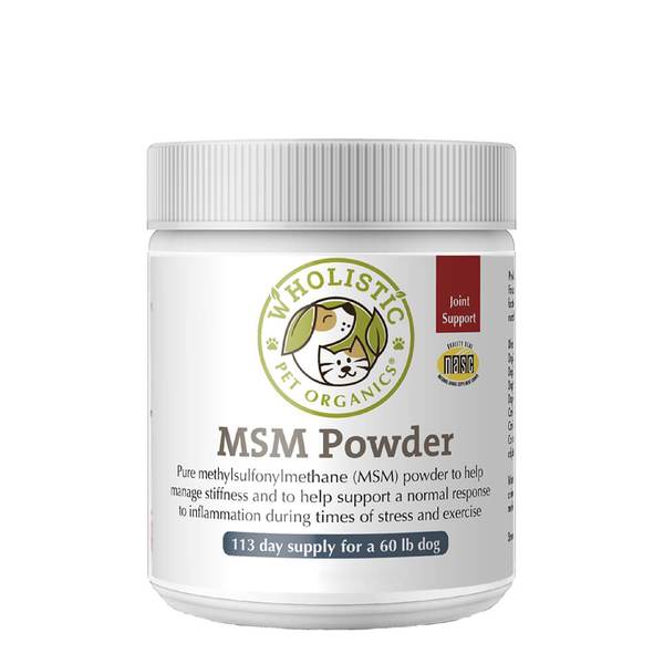 Wholistic Pet Organics MSM Powder 4oz - Paw Naturals