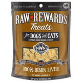 Northwest Naturals Freeze-Dried Treat For Dogs & Cats Bison Liver / 3oz - Paw Naturals