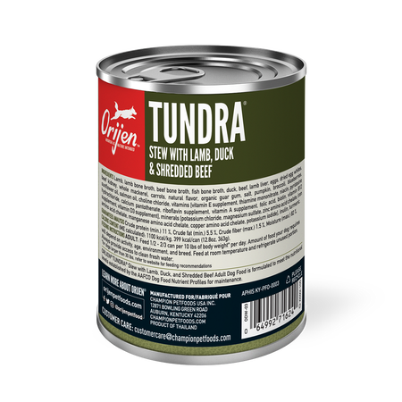 Orijen Premium Stew Tundra Canned Dog Food
