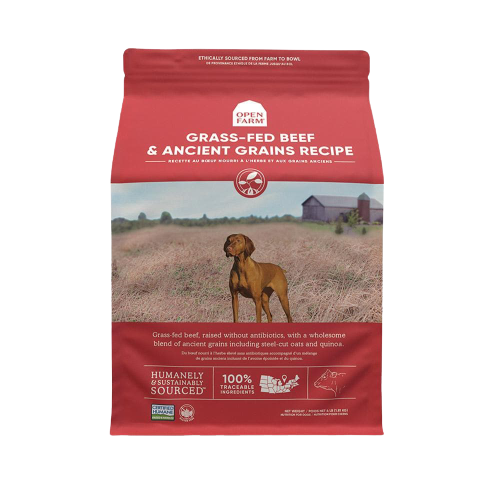 Open Farm Ancient Grain Grass-Fed Beef Recipe Dry Dog Food 4.5lb - Paw Naturals
