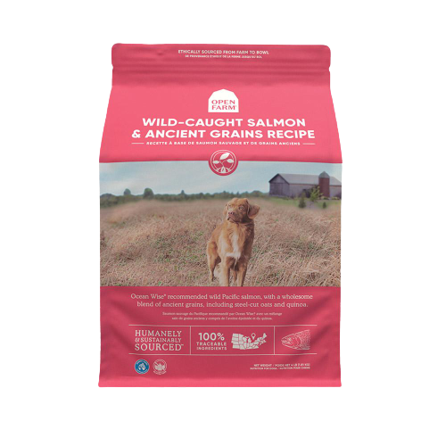 Open Farm Ancient Grain Wild Salmon Recipe Dry Dog Food 4.5lb - Paw Naturals