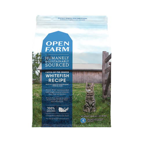 Open Farm Cat Catch-of-the-Season Whitefish Dry Cat Food 4lb - Paw Naturals