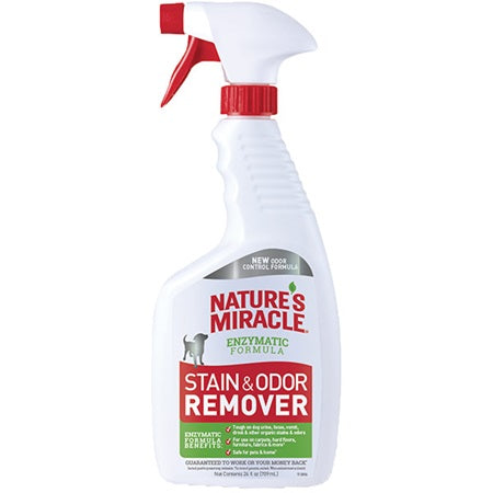 Nature's Miracle Stain & Odor Remover for Dogs 24oz Spray - Paw Naturals
