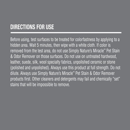 Simply Nature's Miracle Pet Stain & Odor Remover - Paw Naturals