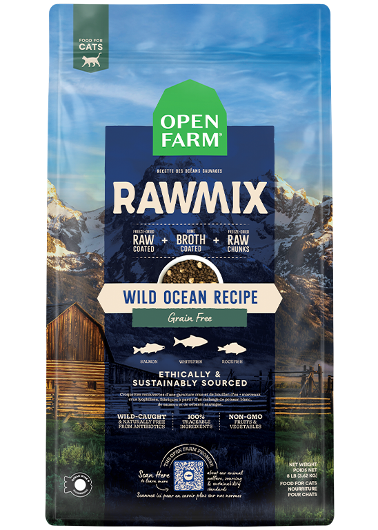 Open Farm Cat RawMix Grain-Free Wild Ocean Dry Cat Food