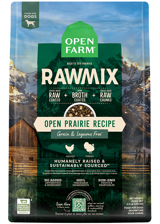 Open Farm RawMix Grain-Free Open Prairie Dry Dog Food