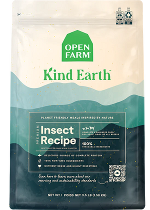 Open Farm Kind Earth Premium Insect Recipe Dry Dog Food 3.5lb - Paw Naturals