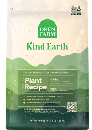 Open Farm Kind Earth Premium Plant Recipe Dry Dog Food 3.5lb - Paw Naturals