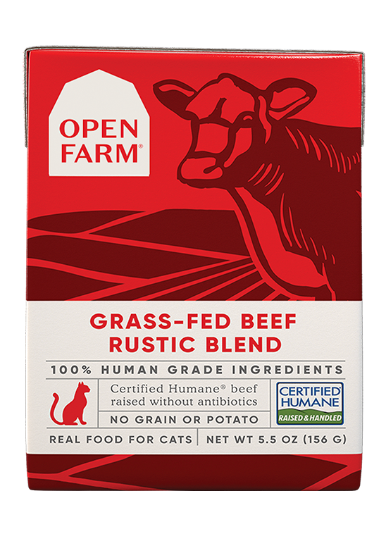 Open Farm Cat Rustic Blend Beef Canned Cat Food 5.5oz - Paw Naturals