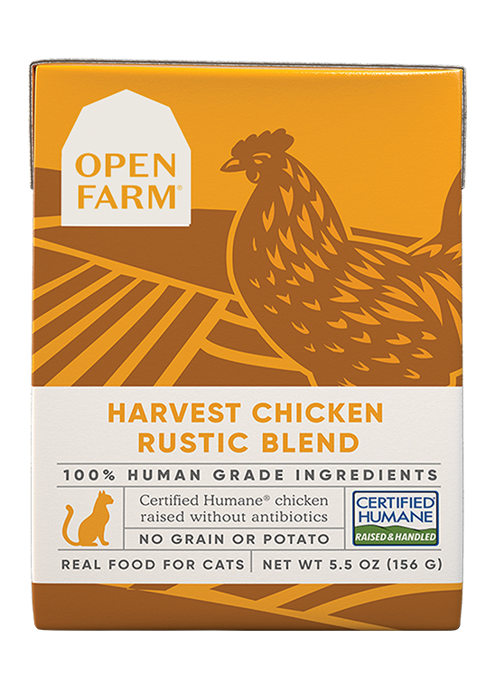 Open Farm Cat Rustic Blend Chicken Canned Cat Food 5.5oz - Paw Naturals