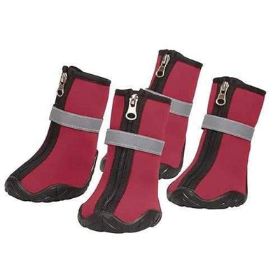 Zack & Zoey ThermaPet Red Neoprene Boots Small - Paw Naturals