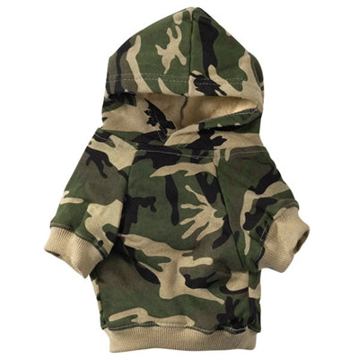 Casual Canine® Camo Hoodies Small / Green Camo - Paw Naturals