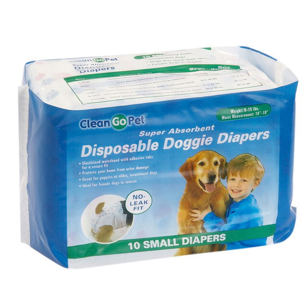 Clean Go Pet™ Disposable Doggie Diapers