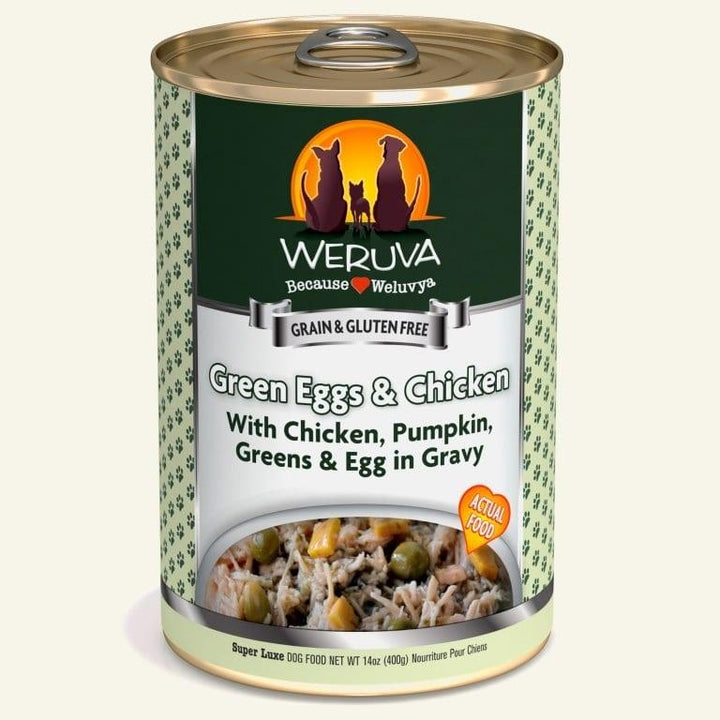 Weruva Classic Canned Dog Food 14oz Green Eggs & Chicken - Paw Naturals