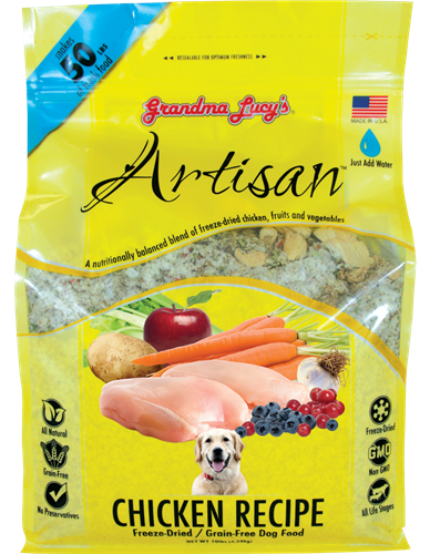 Grandma Lucy's Artisan Chicken Raw Freeze-Dried Dog Food Trial - Paw Naturals