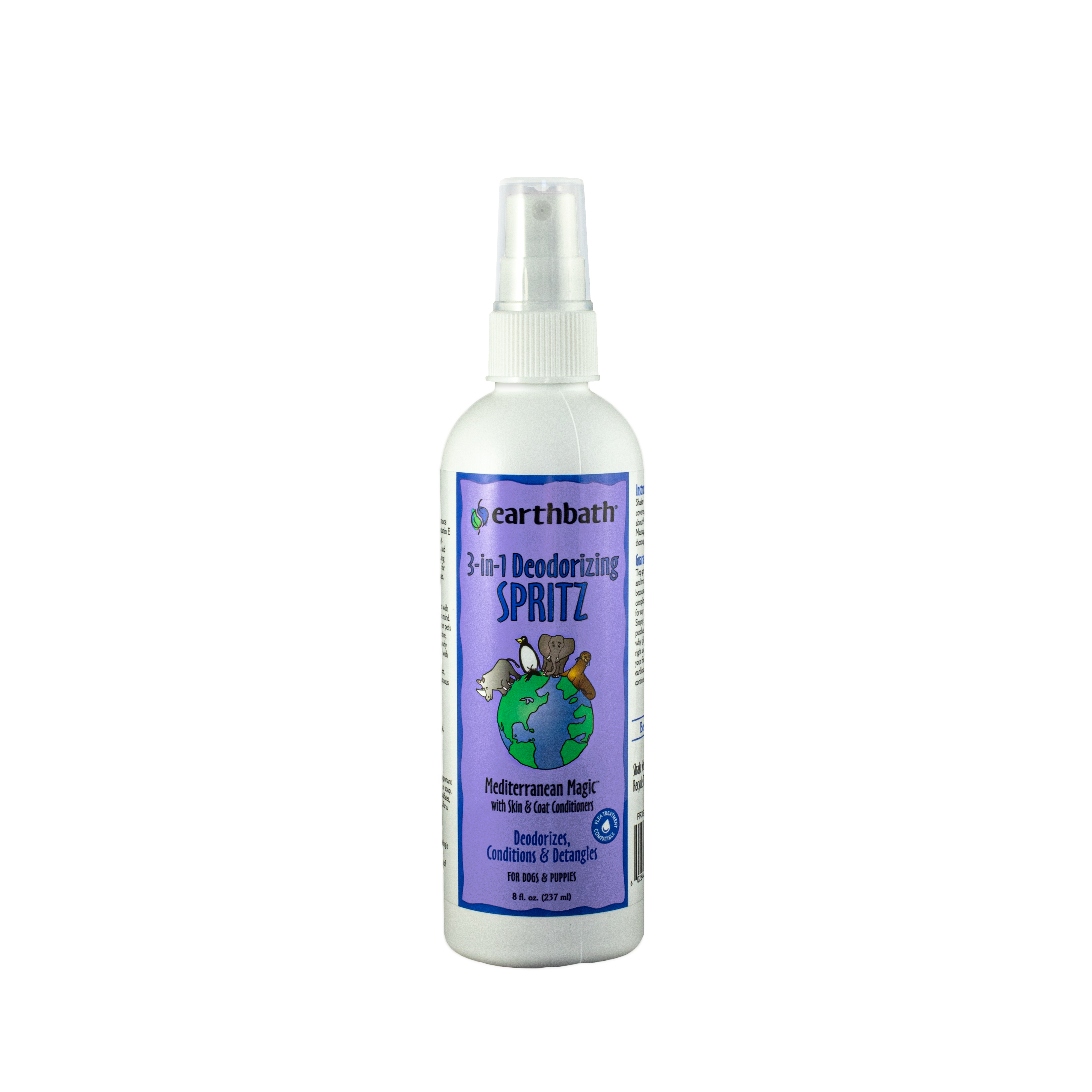 Earthbath 3 In 1 Deodorizing Spritz Mediterranean Magic 8oz - Paw Naturals