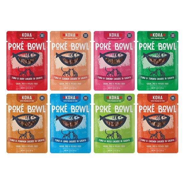 Koha Poke Bowl Entree in Gravy 2.8oz Cat Pouches - Paw Naturals