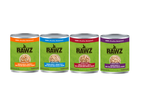 Rawz Shredded Recipe Canned Dog Food