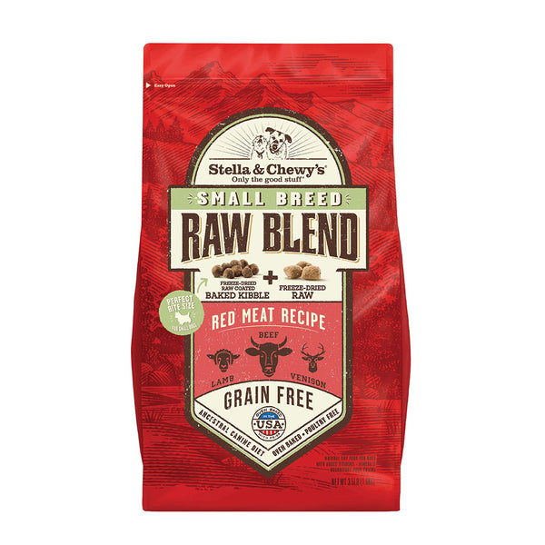 Stella & Chewy's Raw Blend Red Meat Small Breed Recipe Dry Dog Food 3.5lb - Paw Naturals