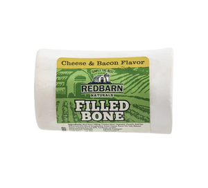 Redbarn Natural Filled Bone Chew Treat for Dogs Cheese & Bacon / Small - Paw Naturals