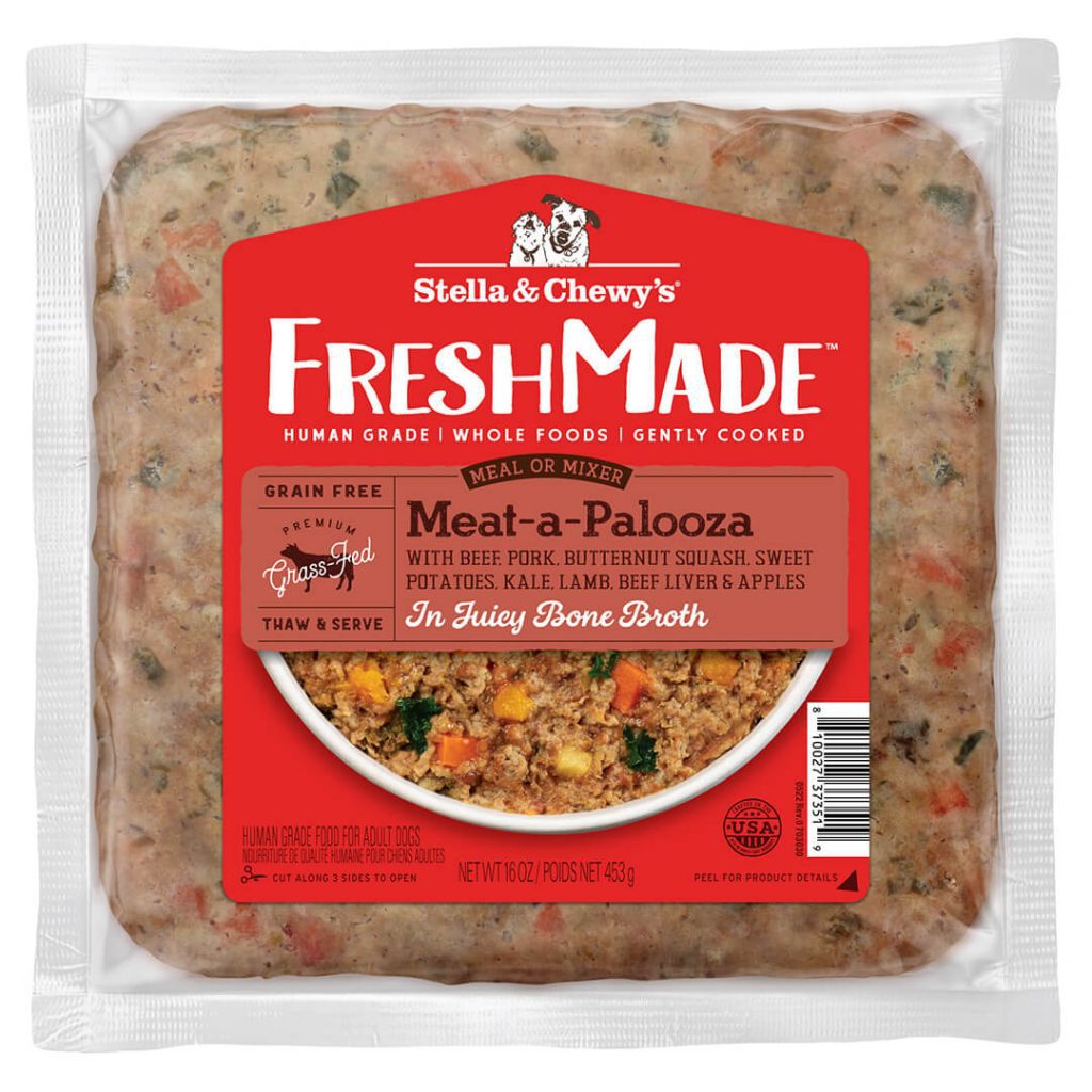 Stella & Chewy's Freshmade Gently-Cooked Frozen Dog Food Meat-A-Palooza - Paw Naturals
