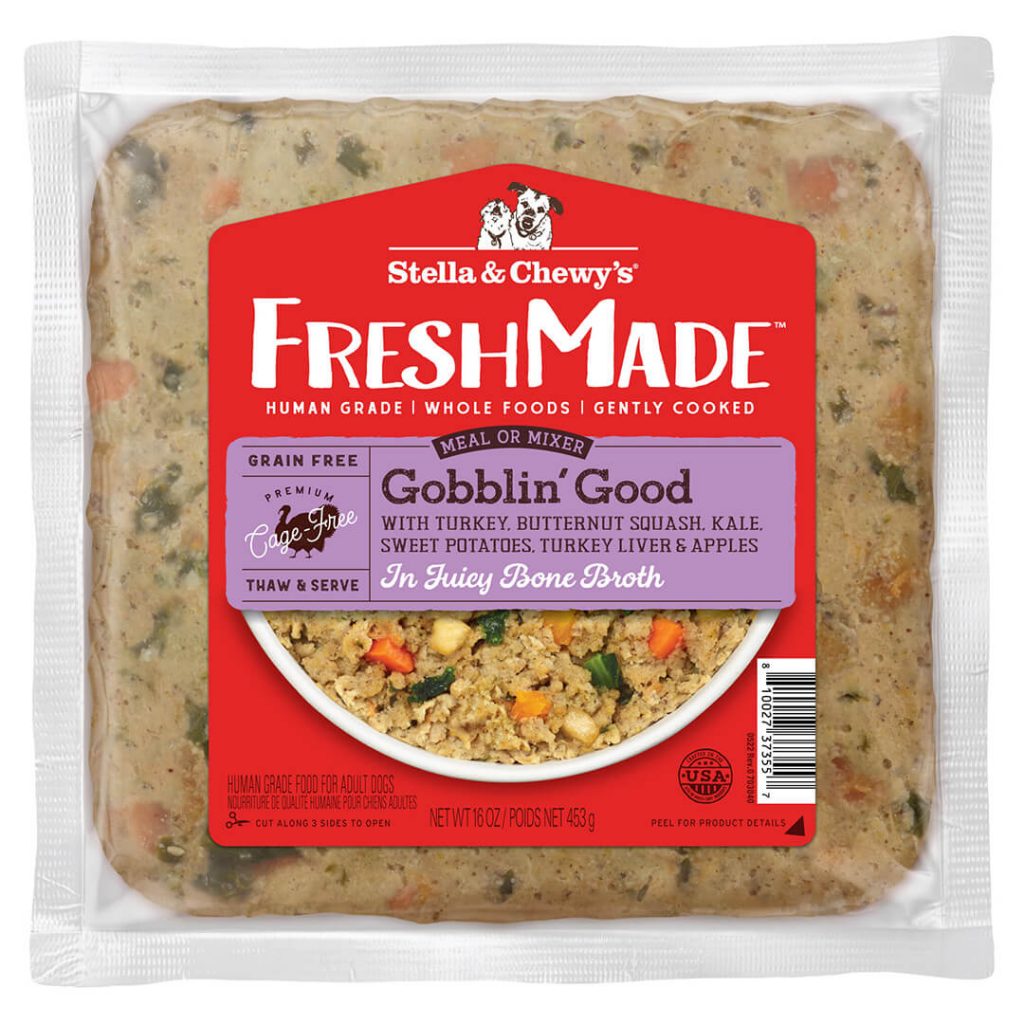 Stella & Chewy's Freshmade Gently-Cooked Frozen Dog Food Gobblin' Good - Paw Naturals