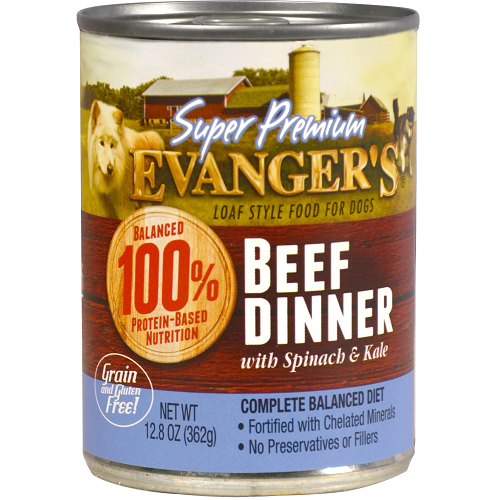 Evanger's Super Premium Beef Dinner 12.8oz Canned Dog Food