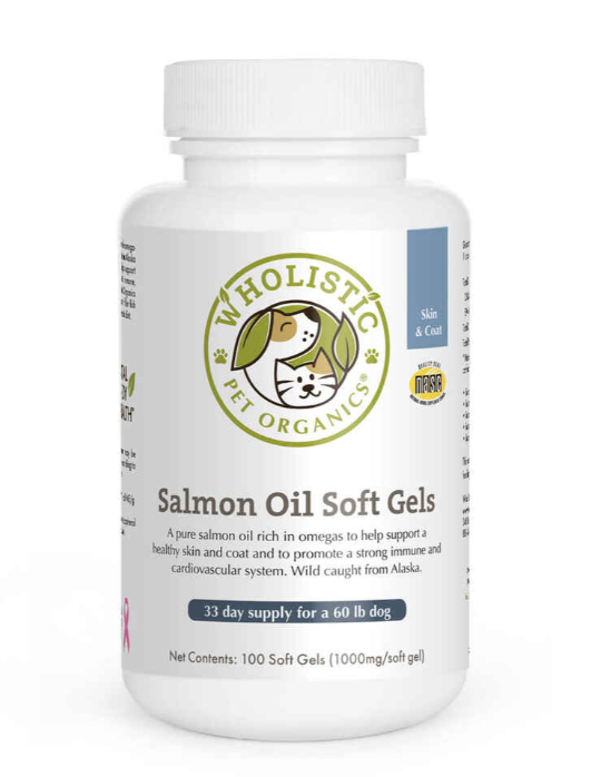Wholistic Pet Organics Salmon Oil Soft Gels