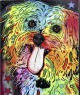Dean Russo Original Canvas Wall Art Shih Tzu 16x20 - Paw Naturals