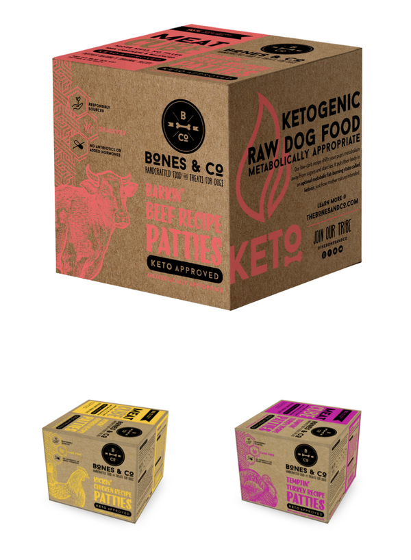 Bones & Co Keto-Approved Raw Frozen Meat Cube 18LB