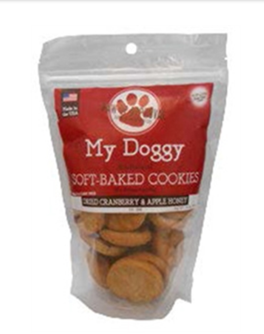 My Doggy - 10oz Dried Cranberry & Apple Honey Dog Treat