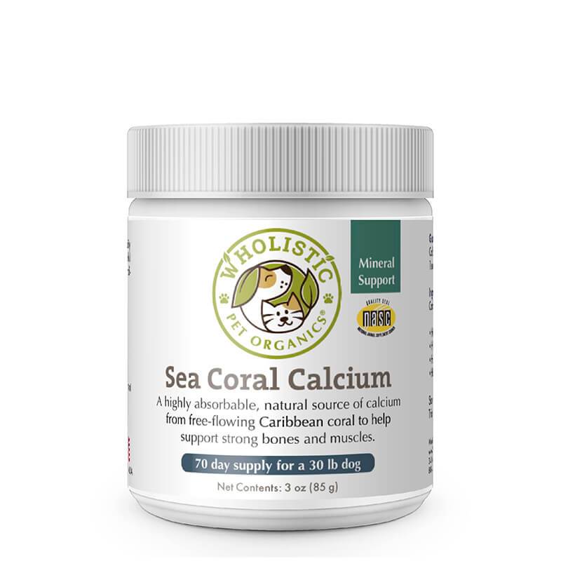 Wholistic Pet Organics Sea Coral Calcium 3 Oz - Paw Naturals