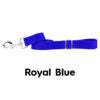 2 Hounds Design 1" Wide Adjustable Handle Nylon Leashes 6' Long / Royal Blue - Paw Naturals
