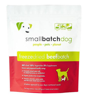 Smallbatch Pets Freeze-Dried Sliders 14oz Beef - Paw Naturals