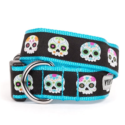 The Worthy Dog Skeletons Collar & Lead Collection XL Dog Collar - Paw Naturals