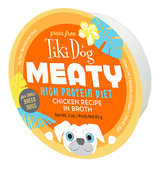 Tiki Pet Meaty High Protein Diet Canned Dog Food Chicken Recipe in Broth - Paw Naturals