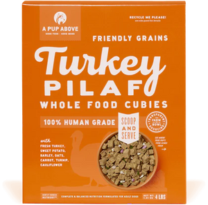 A Pup Above Whole Food Cubies Turkey Pilaf Dry Dog Food 2lb - Paw Naturals