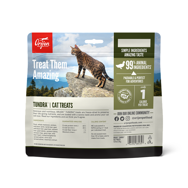 Orijen Freeze-Dried Tundra Cat Treat 1.25oz - Paw Naturals