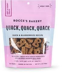 Bocce's Bakery Everyday Soft & Chewy Dog Treats 6oz Quack Quack Quack - Paw Naturals