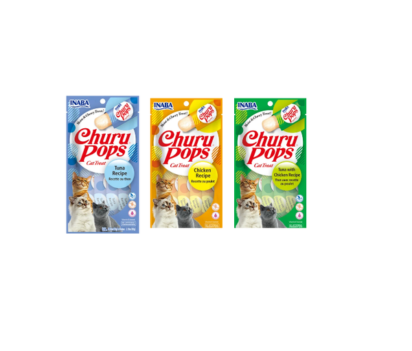 Inaba Churu Pops Moist & Chewy Lickable Cat Treats 2.16oz