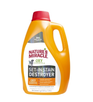 Nature's Miracle Dog Oxy Set In Stain Destroyer for Dogs 128oz Pour - Paw Naturals