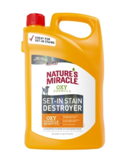 Nature's Miracle Dog Oxy Set In Stain Destroyer for Dogs 170oz Pour - Paw Naturals