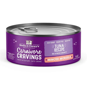 Stella & Chewy's Carnivore Cravings Minced Morsels Canned Cat Food Tuna / 2.8oz - Paw Naturals