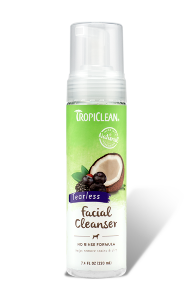 Tropiclean Waterless Tearless Facial Cleanser 7.4oz - Paw Naturals