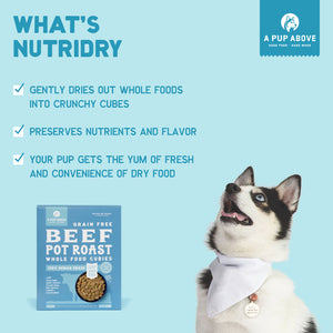 A Pup Above Whole Food Cubies Grain Free Porky's Porchetta Dry Dog Food - Paw Naturals