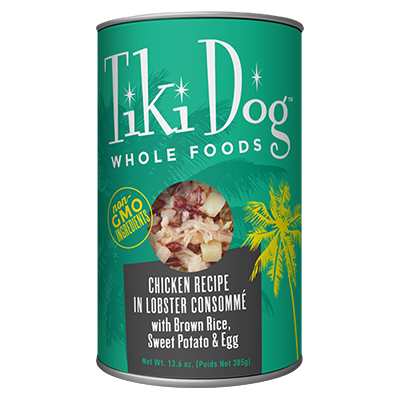 Tiki Pet Luau Whole Food Canned Dog Food 13.6oz Lobster Consomme - Paw Naturals