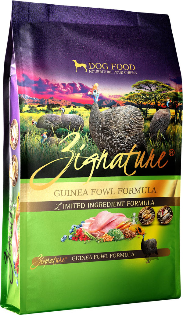 Zignature Guinea Fowl Dry Dog Food 13.5LB - Paw Naturals