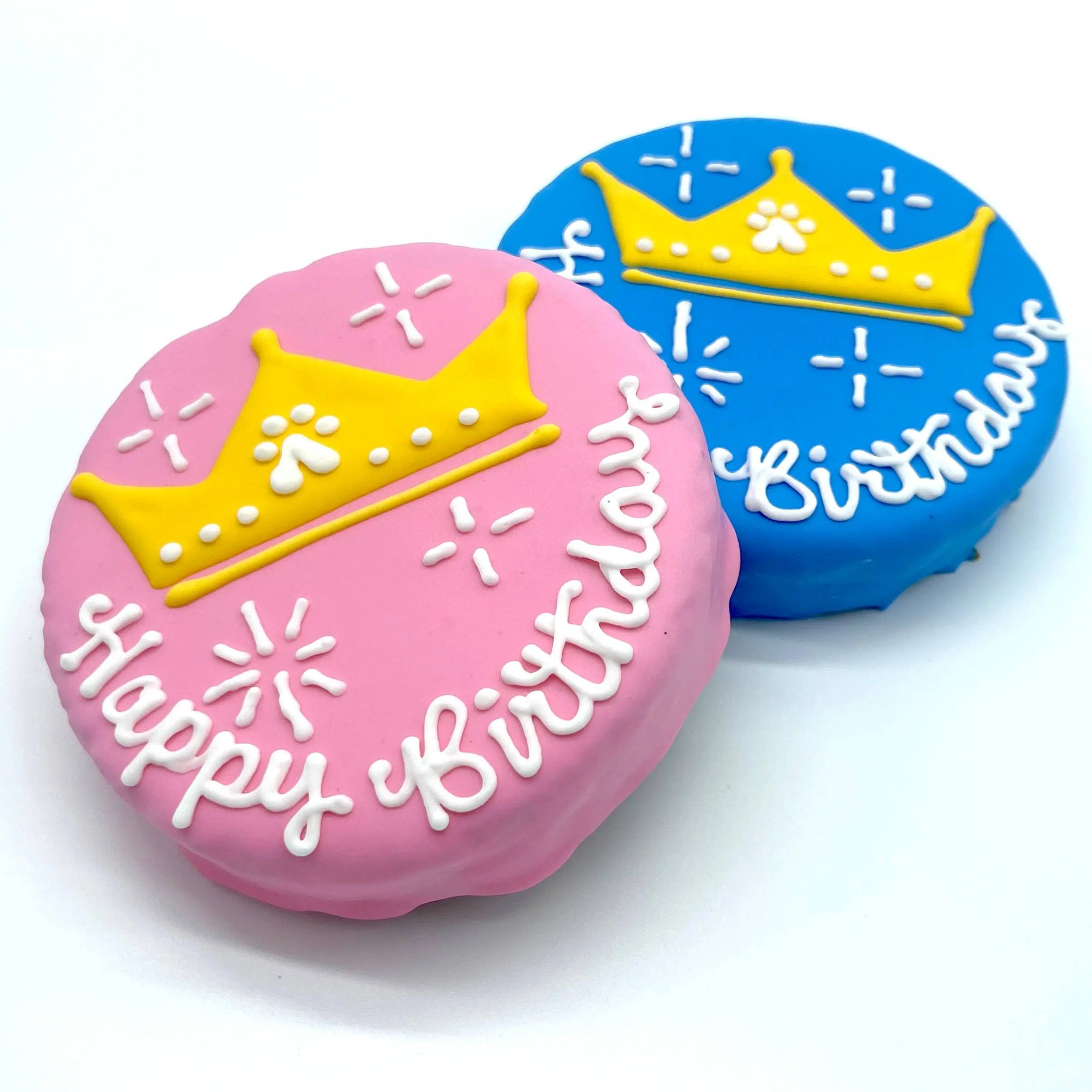 Furry Belly Bake Shop - Sparkling Crown Birthday Chewy Oat Cake