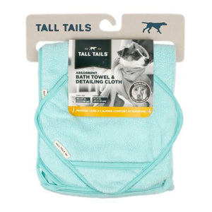 Tall Tails Absorbent Bath Towel & Detailing Cloth for Dogs & Cats - Paw Naturals